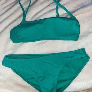 New without tags size small teal target bikini